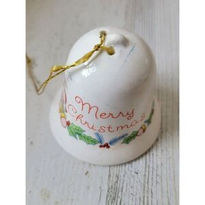 Merry Xmas Mouse Bell‎ mistletoe ornament Xmas decor